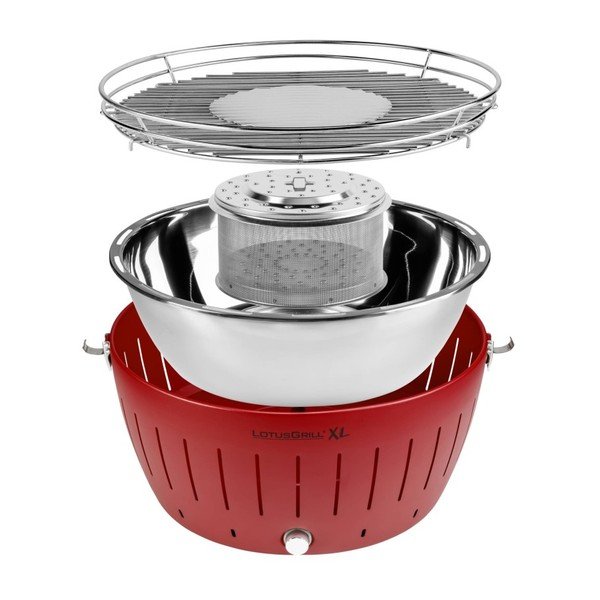 Piros füstmentes grillsütő - LotusGrill XL-image-3