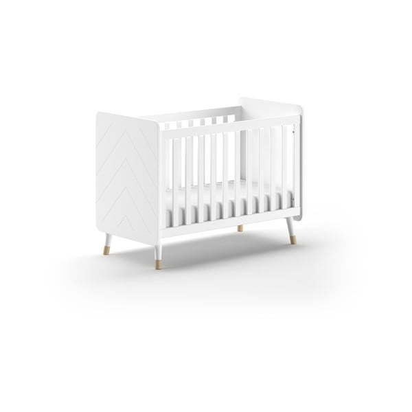 Fehér borovi fenyő babaágy 60x120 cm BILLY – Vipack-image-2