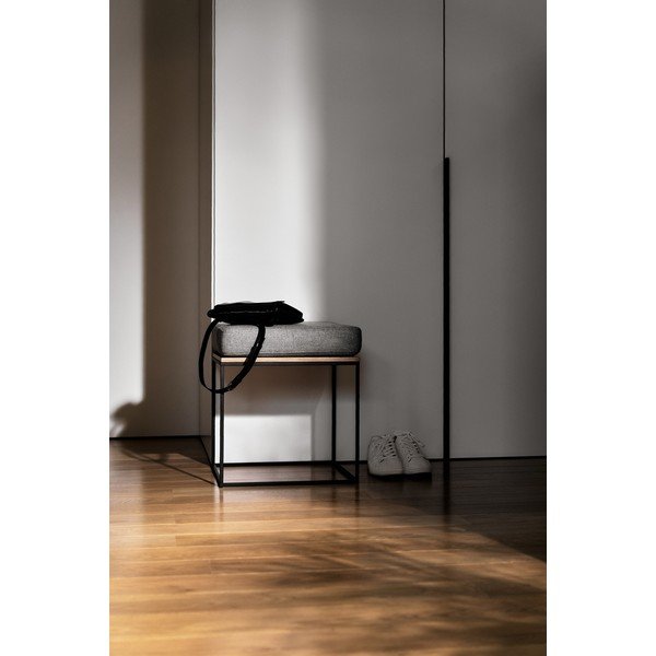 Bézs kárpitozott ülőke Feo – noo.ma-image-2