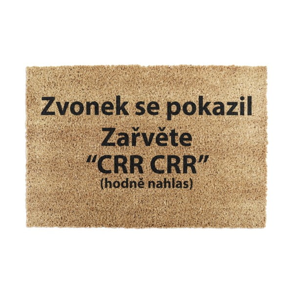 Kókuszrost lábtörlő 40x60 cm Crr Crr – Artsy Doormats