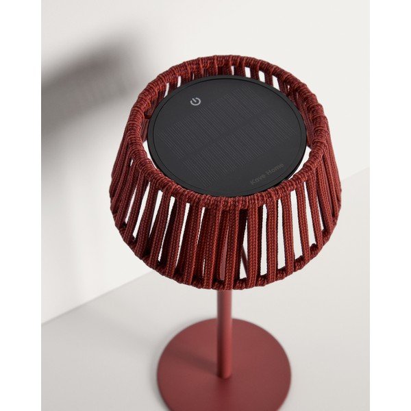 Napelemes LED asztali-hordozható kültéri lámpa (magasság 30 cm) Aldet – Kave Home-image-4