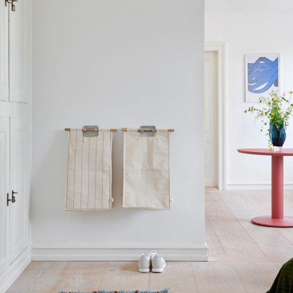 Bézs fali textil szennyeskosár BagUp – ReCollector-image-1