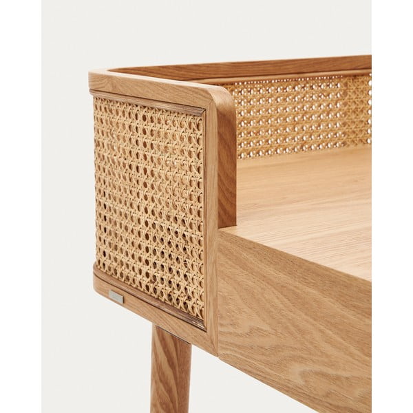 Íróasztal kőrisfa dekorral 62x105 cm Araxi – Kave Home-image-4