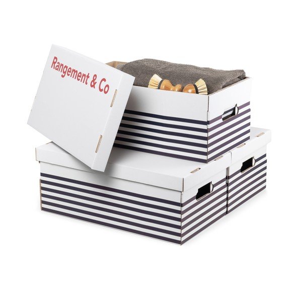 Marinieres 3 db-os tárolódoboz szett - Compactor-image-4