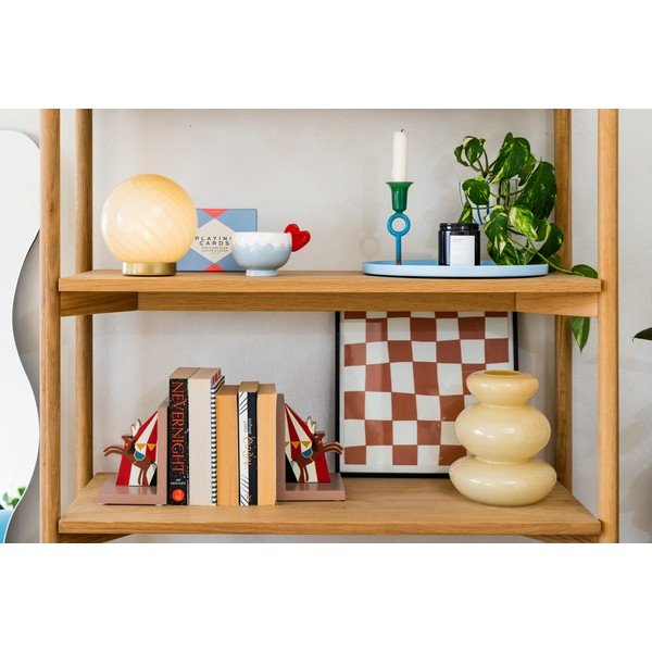 Világossárga asztali lámpa üveg búrával (magasság 17 cm) Summer Globe – Leitmotiv-image-1