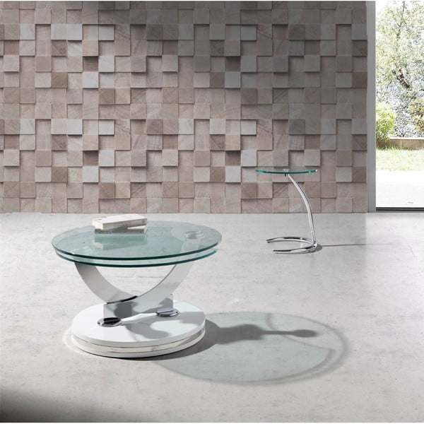 Evita összecsukható dohányzóasztal, fehér lábakkal - Ángel Cerdá-image-1