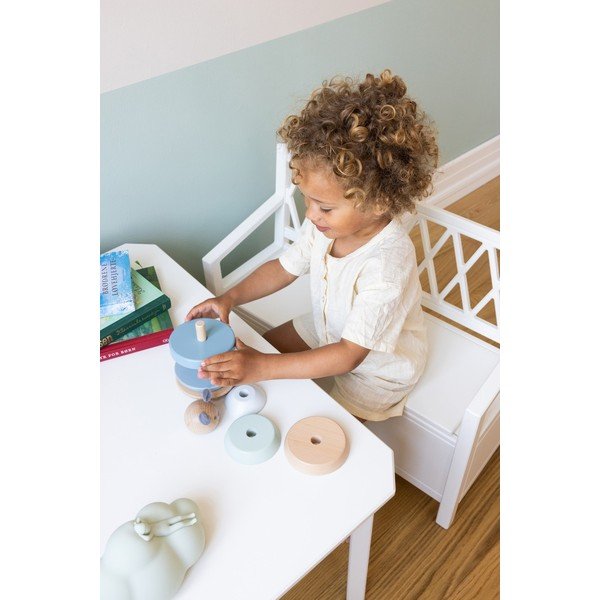 Fehér gyerek pad Harlequin – Cam Cam Copenhagen-image-4