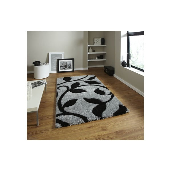 Fashion Grey Black szőnyeg, 120 x 170 cm - Think Rugs-image-1