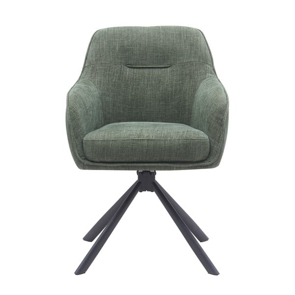 Zöld kárpitozott étkezőfotel szett 2 db-os Avola – Unique Furniture-image-1