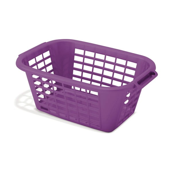 Rect Laundry Basket lila szennyeskosár, 40 l - Addis
