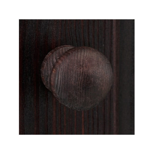 Barna borovi fenyő TV-állvány 45x44 cm Cubrix – Støraa-image-4