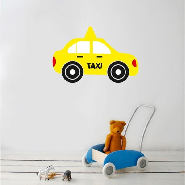 Taxi sárga falimatrica