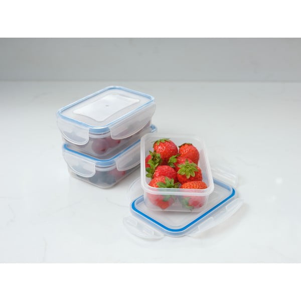 Élelmiszertartó doboz szett 3 db-os Clip Tight – Addis-image-1