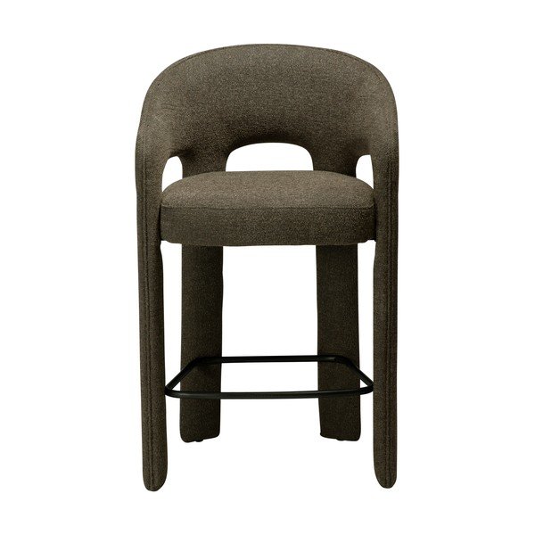 Khaki bárszék (ülésmagasság 67 cm) Splendor – DAN-FORM Denmark-image-1