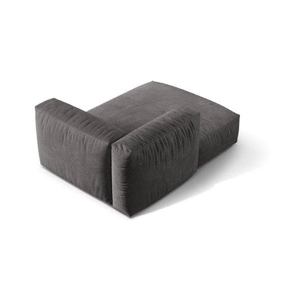 Szürke bársony kanapé modul (bal oldali) Martina – Micadoni -image-2