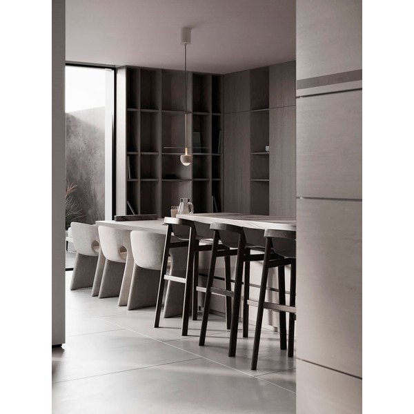 Bézs alumínium LED függőlámpa ø 30 cm Edem – Nova Luce-image-2