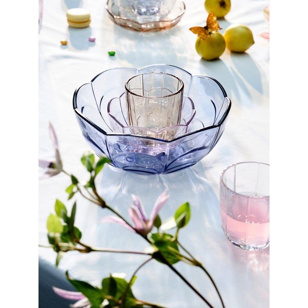 Világoskék üveg tálka ø 23 cm Lily – Holmegaard-image-2