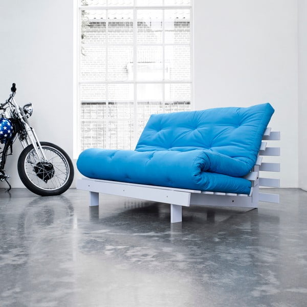 Roots White/Horizon Blue állítható kanapé - Karup