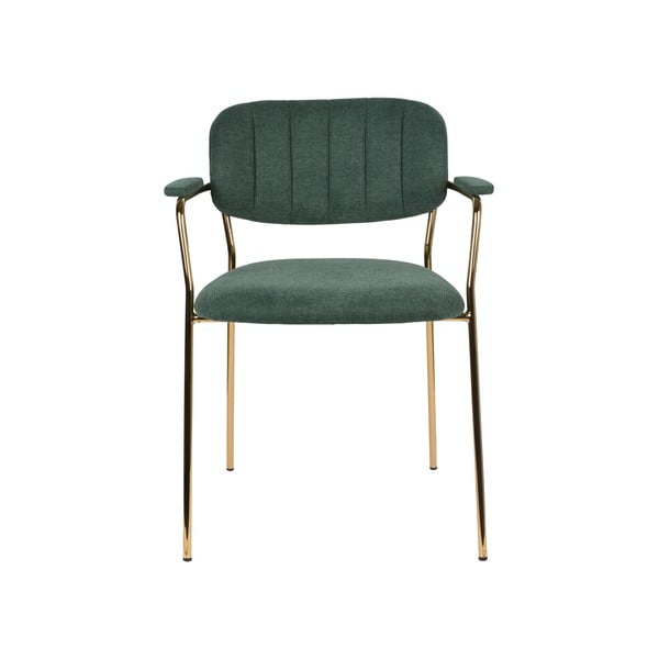 Sötétzöld étkezőszék szett 2 db-os Jolien – White Label-image-2