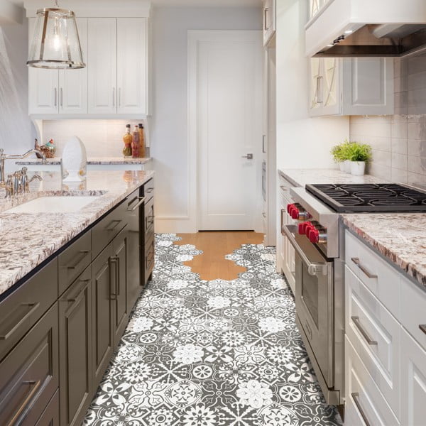 Hexagons Rosito 10 db-os padlómatrica szett, 20 x 18 cm - Ambiance-image-1