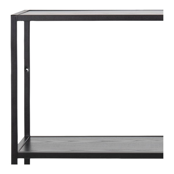 Seaford fekete könyvespolc, 77 x 114 cm - Acton-image-3