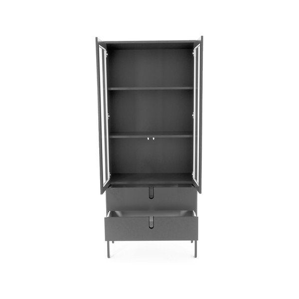 Uno szürke vitrin, szélesség 76 cm - Tenzo-image-4