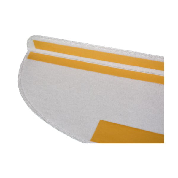 Fekete-fehér lépcsőszőnyeg szett 16 db-os 20x65 cm Golden Marble – Vitaus-image-3