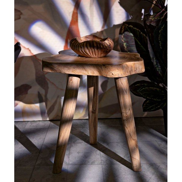 Natúr színű teakfa ülőke Budut – Mauro Ferretti-image-1