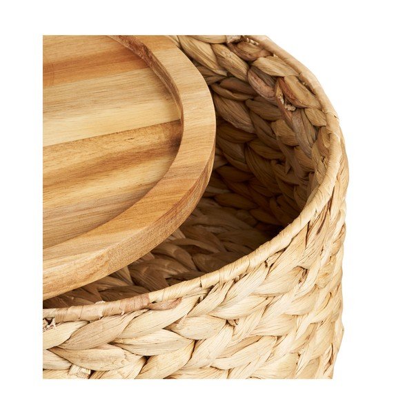 Vízijácint tárolókosár szett 3 db-os ø 30x15 cm Botofte – House Nordic-image-3