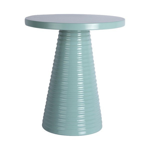 Fém kerek tárolóasztal ø 40 cm Catania Ribbed – Leitmotiv