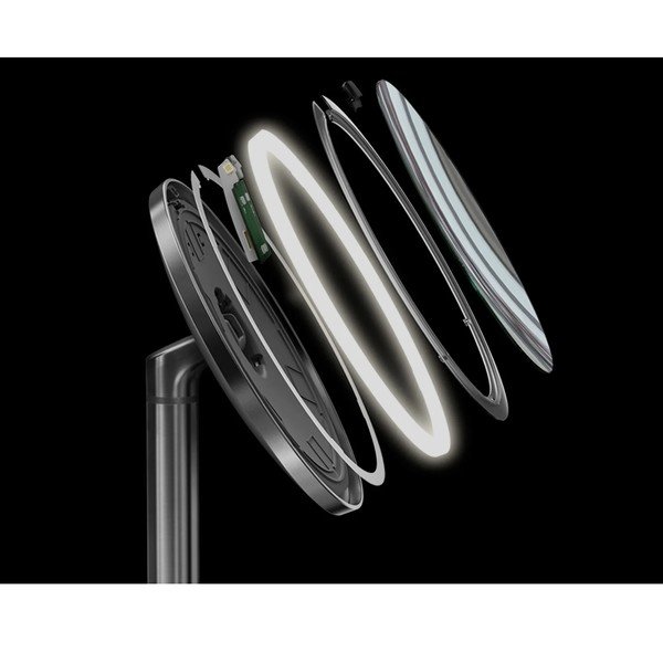 Fali-kozmetikai tükör világítással-nagyítós (ötszörös) ø 20 cm Sensor – simplehuman-image-4