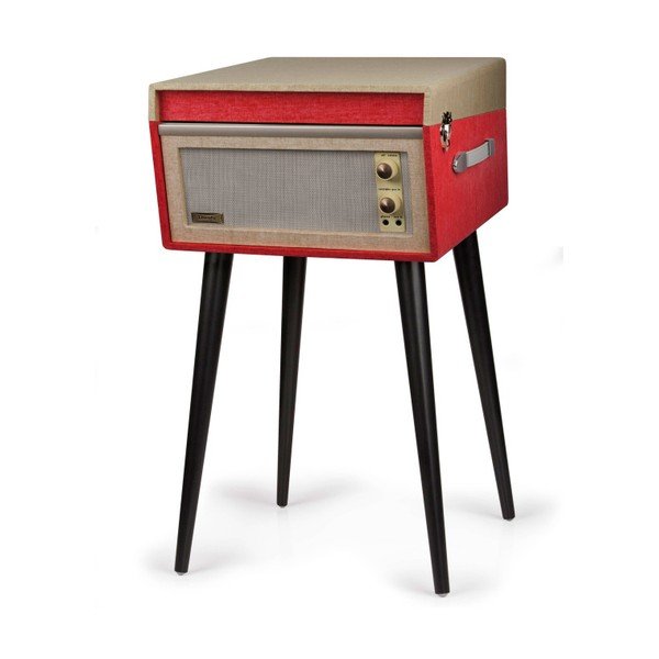 Bermuda piros lemezjátszó lábakkal - Crosley-image-4
