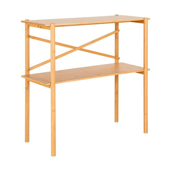 Natúr színű bambusz konzolasztal 32x83 cm Manaus – House Nordic-image-3