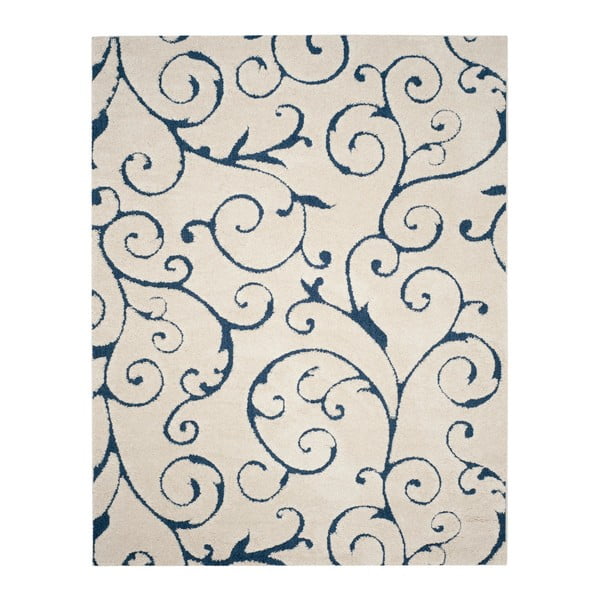 Chester kék-krémszín szőnyeg, 228 x 160 cm - Safavieh