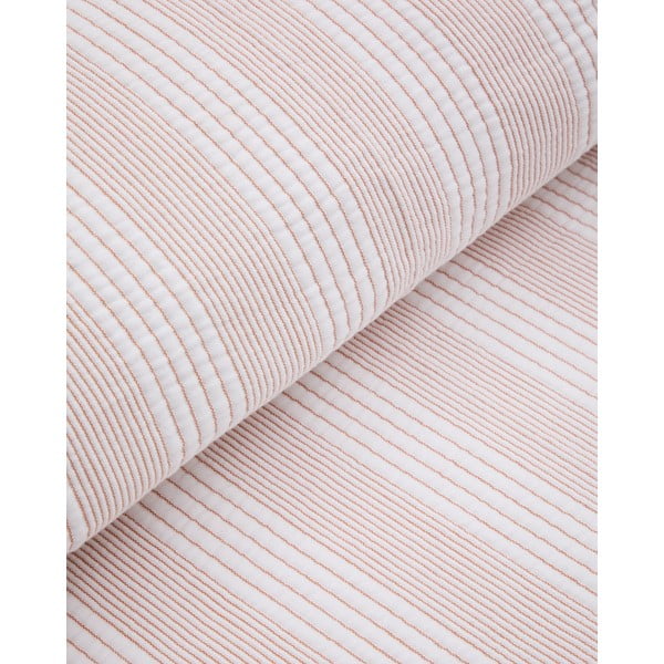 Piros-fehér pamut steppelt ágytakaró 240x260 cm Macie – Kave Home-image-2