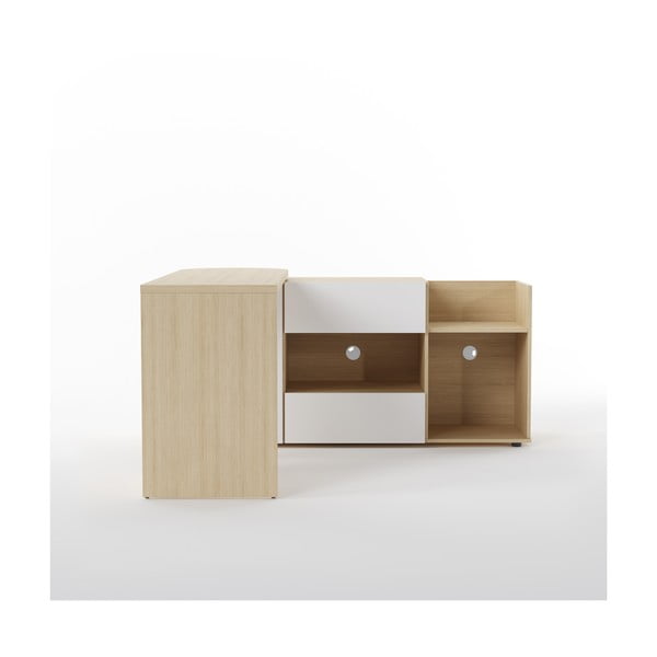 Íróasztal tölgyfa dekoros asztallappal 48x159 cm Tango – TemaHome-image-4