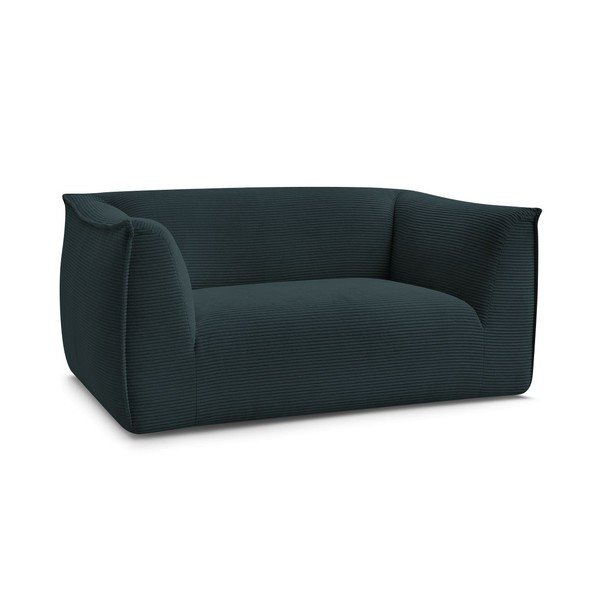 Sötétkék kordbársony kanapé 170 cm Giorgia – Bobochic Paris-image-3