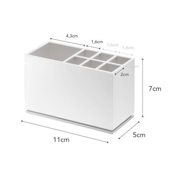 Mist fehér fogkefetartó - YAMAZAKI-image-4