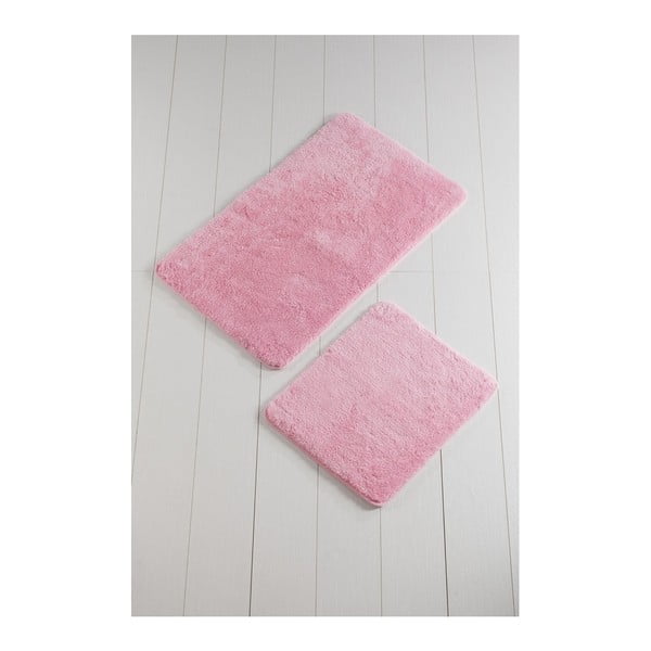 Color of Candy Pink 2 db-os rózsaszín fürdőszobai kilépő szett