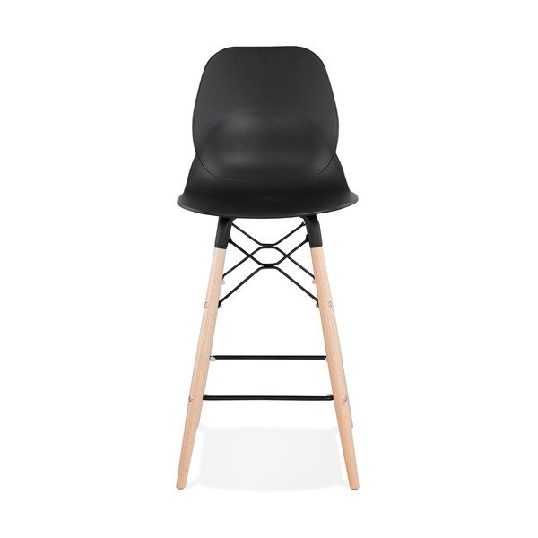 Marcel Mini fekete bárszék, ülésmagasság 68 cm - Kokoon-image-1