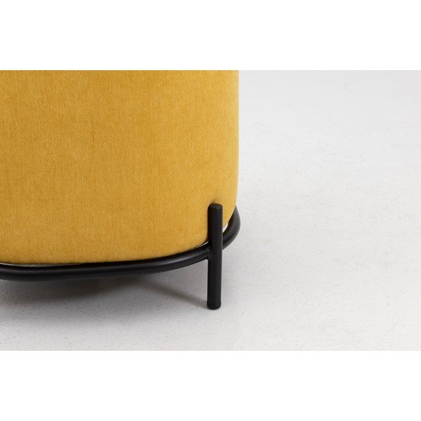 Harry sárga puff, ø 42 cm - Tenzo-image-3