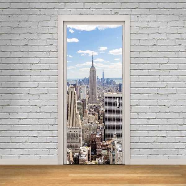 New York View ajtómatrica, 83 x 204 cm - Ambiance
