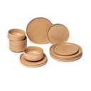 Malia 12 db-os tégla-narancssárga agyagkerámia étkészlet - Bonami selection