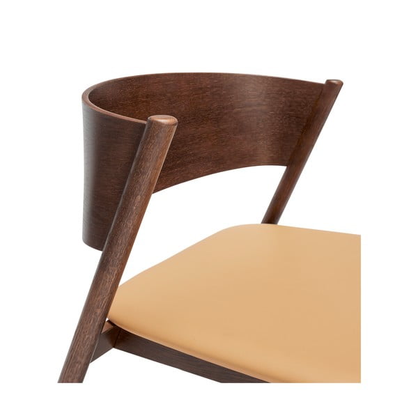 Sötétbarna fotel Oblique – Hübsch-image-4