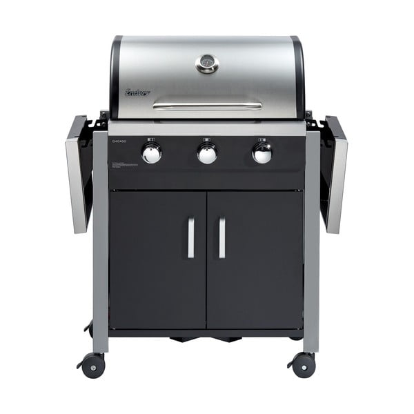 Chicago 3 fekete kültéri gáz grillsütő - ENDERS-image-3