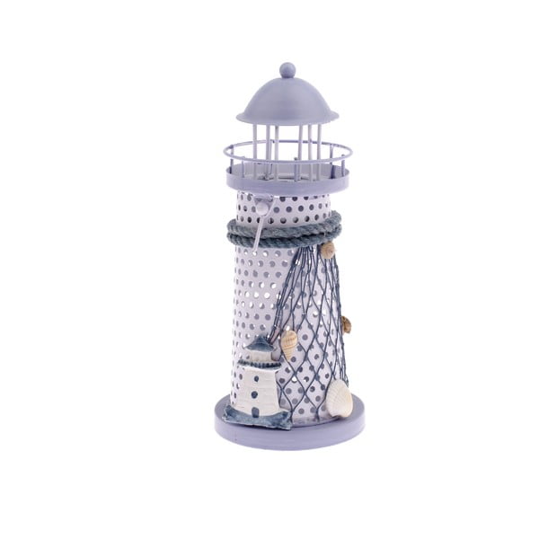Lighthouse világoslila gyertyatartó, magasság 18,5 cm - Dakls