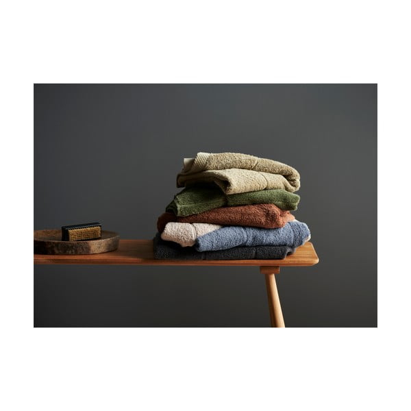 Sötétszürke frottír pamut törölköző 50x100 cm Line – Södahl-image-3