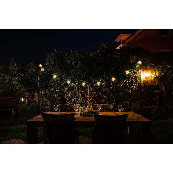 Napelemes fényfüzér, izzók száma 10 db, hosszúság 220 cm – Esschert Design-image-4