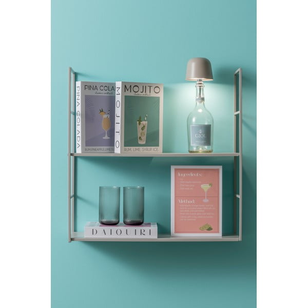 Fehér-zöld dekoratív papír tárolódoboz 18x4x25 cm Mojito – PT LIVING-image-1