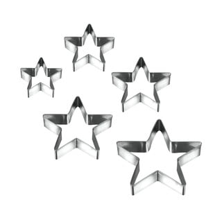 Cookie Cutters 5 db-os csillag alakú sütikiszúró szett - Metaltex